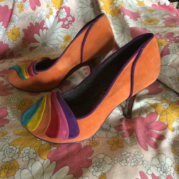 irregular choice rainbow shoes